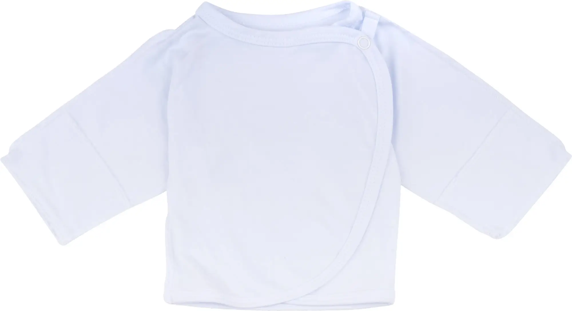 Распашонка Фабрика Бамбук длинный рукав белый 74