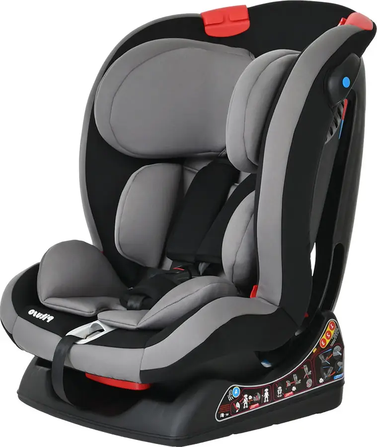 Удерживающее устройство Pituso для детей 0-25 кг Ruente, черно-серое