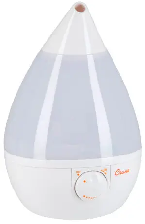 Увлажнитель воздуха ультразвуковой, Crane EE-5301W "КАПЛЯ", белый