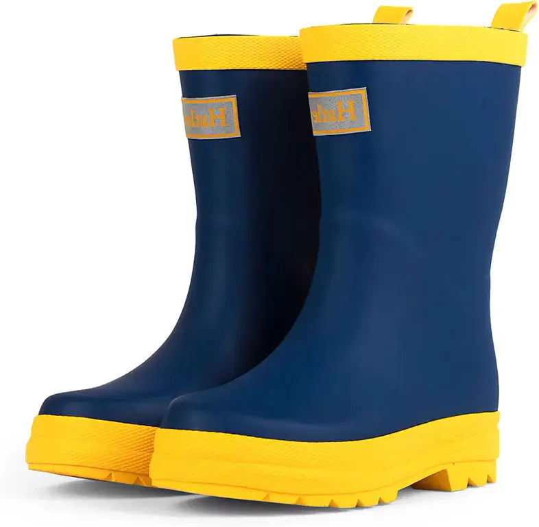 Сапоги Hatley сине-жёлтые 8/24