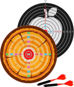 Фотография товара Дартс ДС22510 ПК Лидер, круглый, 220 мм