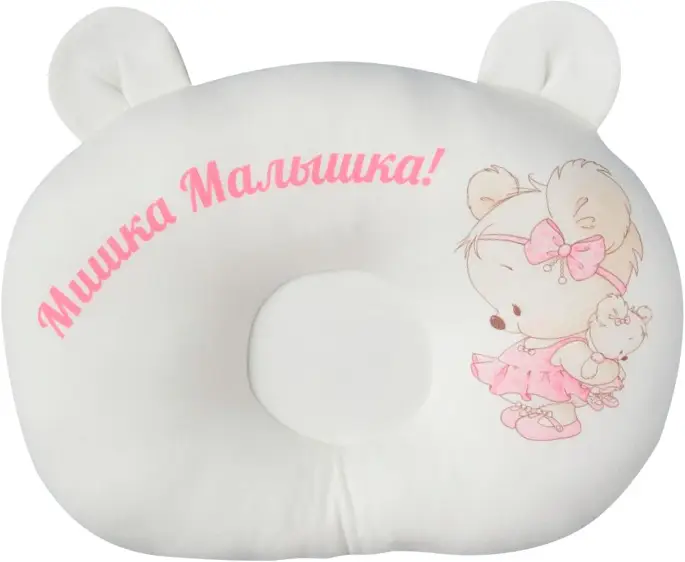 Моя первая подушка Little Star Мишка Малышка хлопок, комфорель