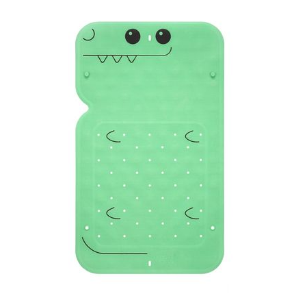 Фотография товара Коврик резиновый для ванны антискользящий 76x45см «Дино», с отверстиями