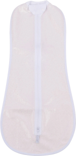 Фотография товара Пеленальный конверт на молнии КоКоБи молочный + серебро 6-9 кг