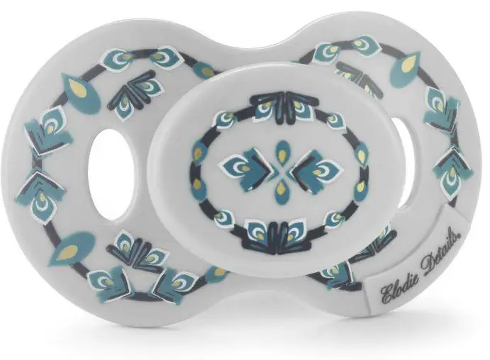 Пустышка силиконовая ортодонтическая Elodie Details Everest Feathers 3м+