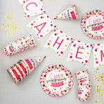 Фотография товара Набор бумажной посуды Страна Карнавалия С днём рождения тебя