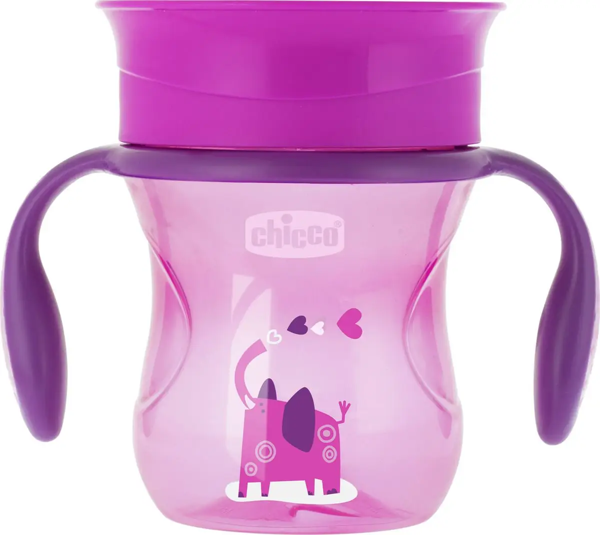 Поильник Chicco Perfect Cup 200 мл розовый