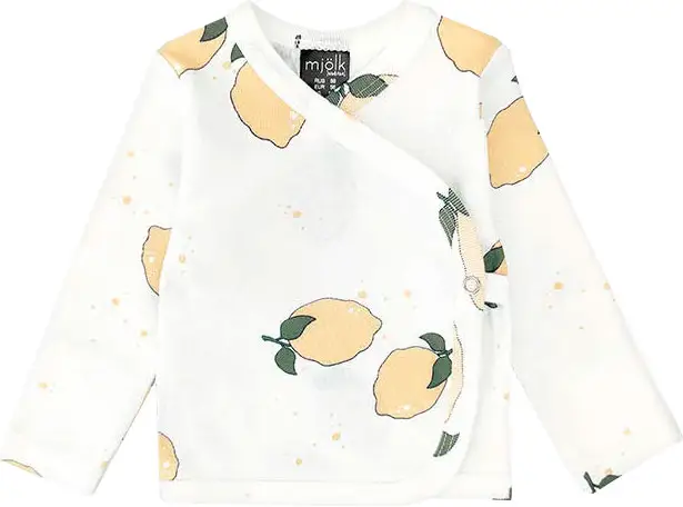 Распашонка Mjolk Лимоны, р. 56