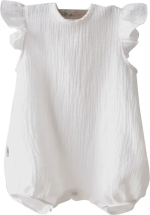 Фотография товара Боди с крылышками, муслин, молоко, размер 20, рост 62-68 см