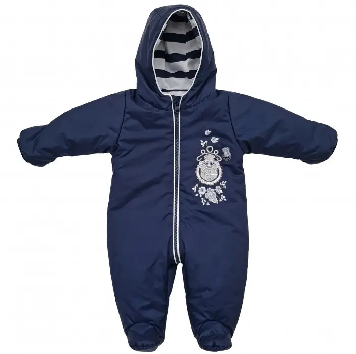 Комбинезон утеплённый демисезонный Chepe Морская прогулка синий 68 см