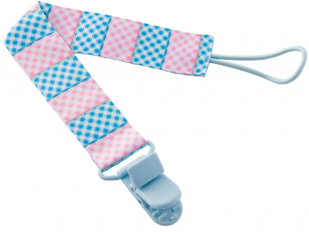 Держатель для пустышек ROXY KIDS голубой-розовый