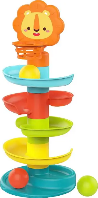 Игрушка развивающая Huanger Горка для шариков Лев