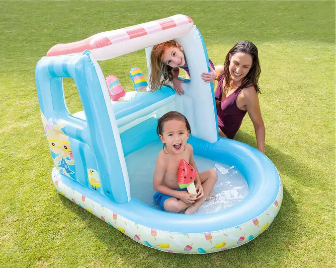 Детский бассейн Intex Ice Cream Stand Playhouse 127х102х99 см 