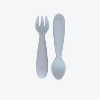 Фотография товара Набор столовых приборов цвет светло-серый EZPZ MINI UTENSILS