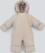 Фотография товара Комбинезон-трансформер "Вельвет" KiDi kids, с отворотами, 3 сезона, светло-бежевый, р.20-22