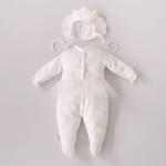 Комбинезон слип с чепчиком KiDi Феечка молочный 50-56 см