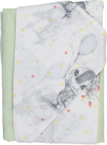 Фотография товара Комплект постельного белья Серый зайчик LuBaby, 3 предмета, арт. 80711