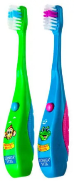 Фотография товара Зубная щетка Longa Vita Забавные зверята F-85С в ассортименте