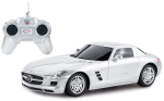 Легковой автомобиль Rastar Mercedes-Benz SLS AMG (40100) 1:24 19 см серебряный Легковой автомобиль Rastar Mercedes-Benz SLS AMG (40100) 1:24 19 см серебряный