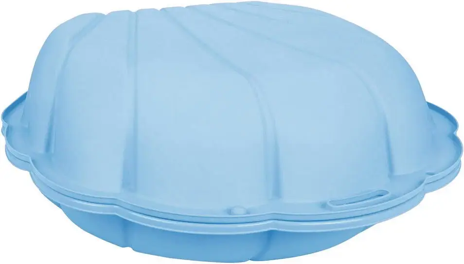 Песочница с крышкой Ракушка Abalone Pilsan,90х84х35 см, голубая