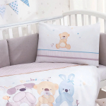 Фотография товара Perina Комплект постельных принадлежностей для детей "Венеция" три друга, 7 предметов