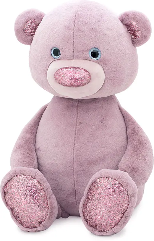 Мягкая игрушка Пушистик Медвежонок Orange Toys, 60 см, сиреневый