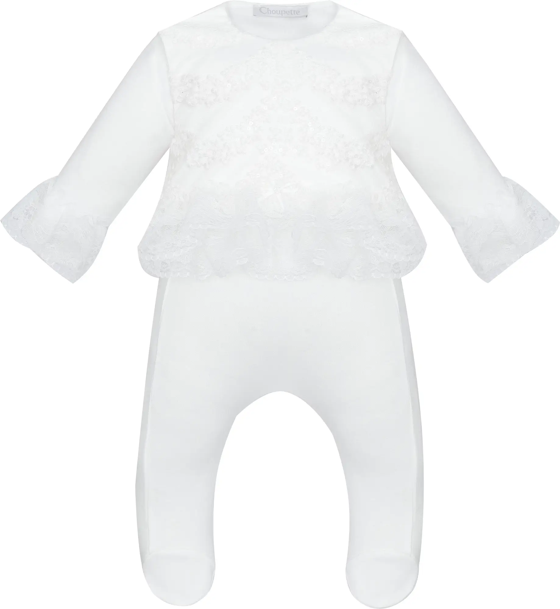 Комбинезон нарядный с чепчиком Церемония, р. 62, экрю, арт. 1485.43