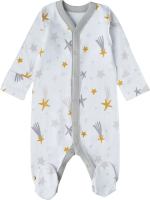Фотография товара Комбинезон Звёздный салют Little Star, р. 56, интерлок, белый