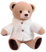 Мягкая игрушка ABtoys Мишка в курточке 25 см