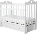 Фотография товара Кроватка Incanto Sofi м/универсальный c ящиком цвет белый