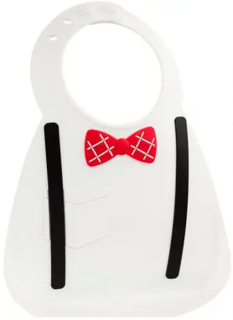 Детский Нагрудник Make My Day белый/учёный