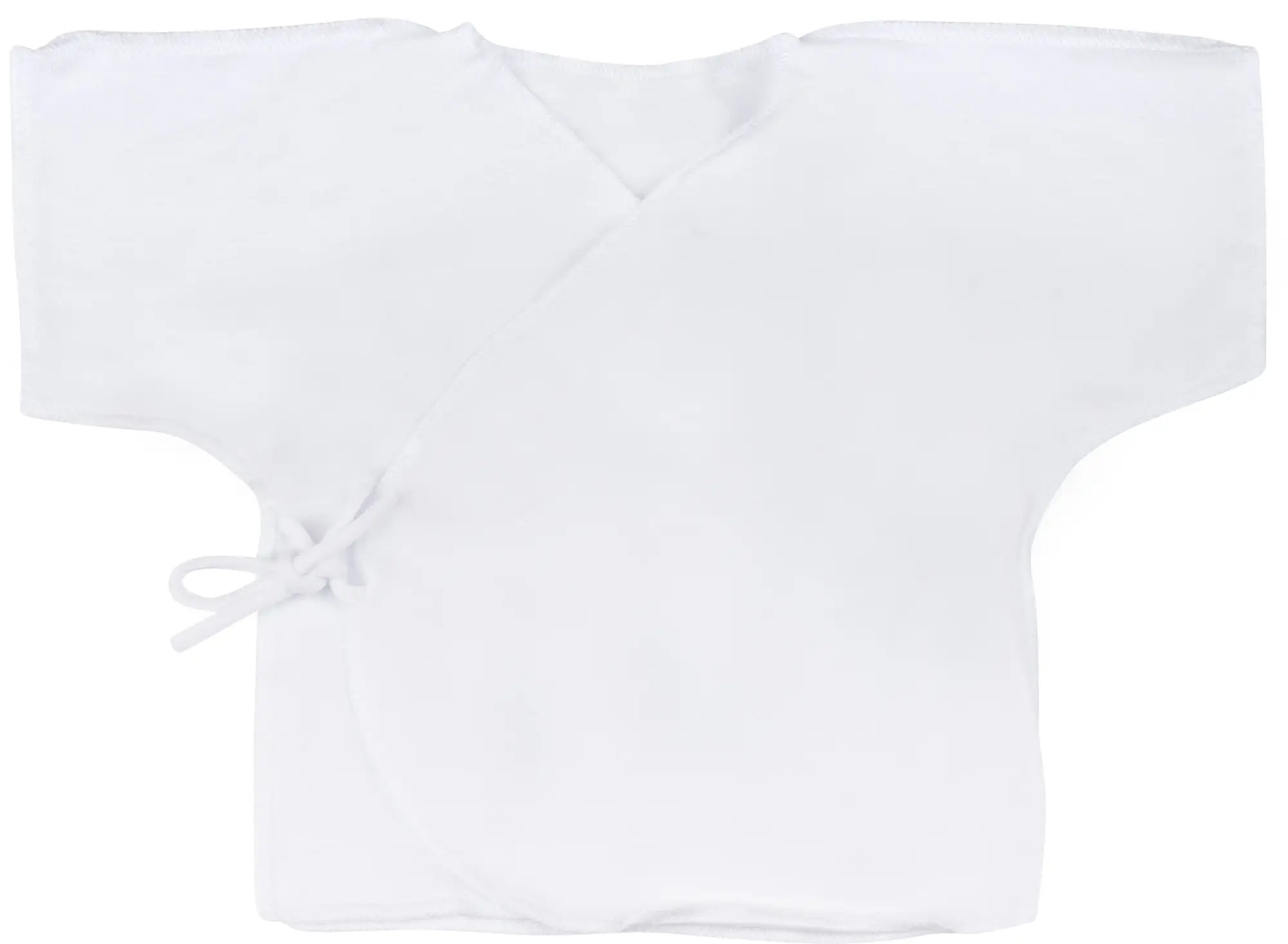 Распашонка Фабрика Бамбук короткий рукав пенье белый 62