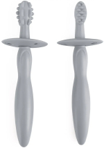 Фотография товара Набор силиконовых зубных щеток Happy Baby aqua