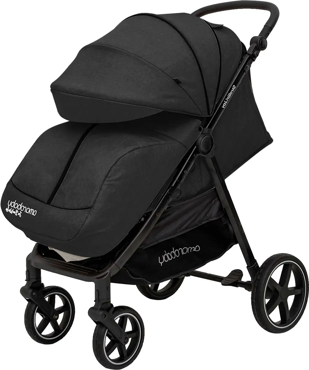 Прогулочная коляска Amarobaby, Strollin Joy, черная