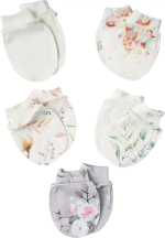 Фотография товара Антицарапки Little Sta, р. 56, 5 пар, интерлок, крем, №5, для девочек