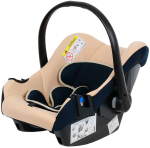 Фотография товара Автолюлька группа 0+ (до 13 кг) BamBola Nautilus бежевый, темно-синий