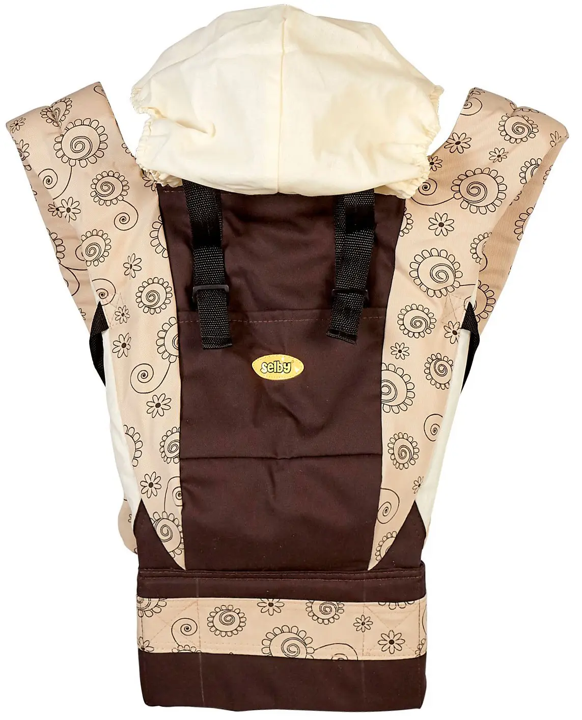 Рюкзак кенгуру Selby Freedom шоколад, бежевый