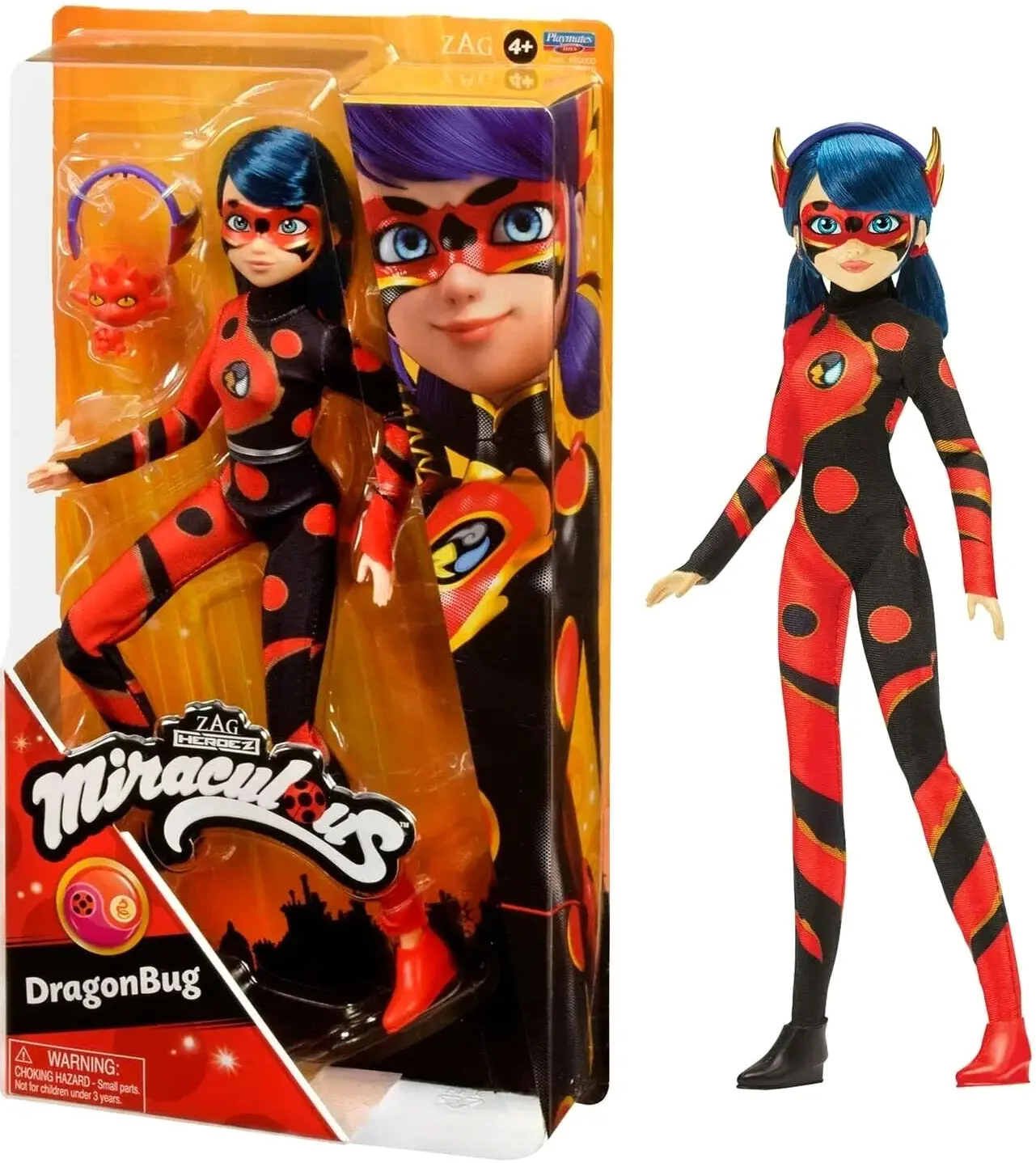 Miraculous Кукла с аксессуарами Дракон Баг, 27 см