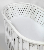 Фотография товара Двусторонний бортик в кроватку 4 предмета AmaroBaby Овечки