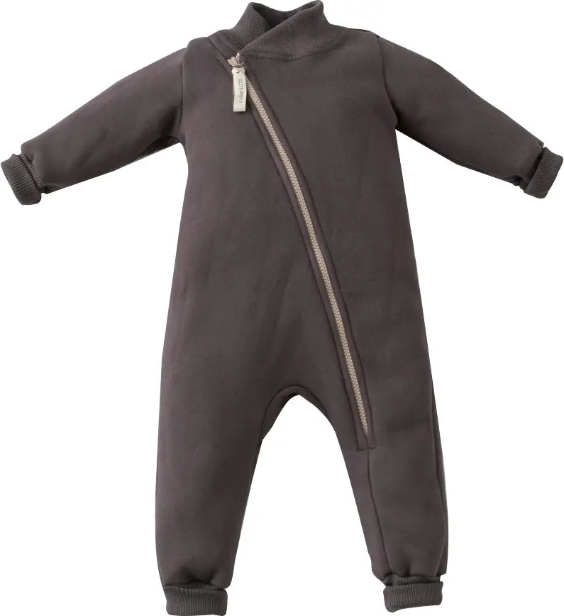 Комбинезон поддева Topolino-2 KiDi kids, футер, р. 24, рост 74-80 см, графит