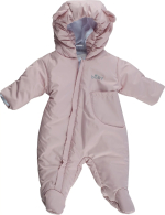 Фотография товара Комбинезон демисезонный Мимишки Luxury Baby, размер 68, пудровый