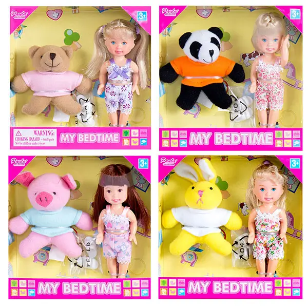 Набор M&C Toy Centre Paula с любимой игрушкой, 10 см, MC23007 в ассортименте