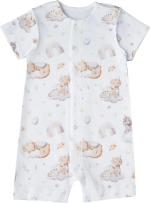 Фотография товара Песочник Динозаврики, белый, р. 74