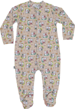 Фотография товара Комбинезон Little BIG Star, размер 56-86, кулир, улитки, бежевый, арт. 331169