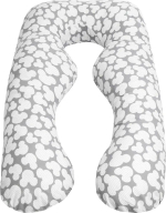 Фотография товара Наволочка AmaroBaby к подушке для беременных анатомическая 340х72 Мышонок серый