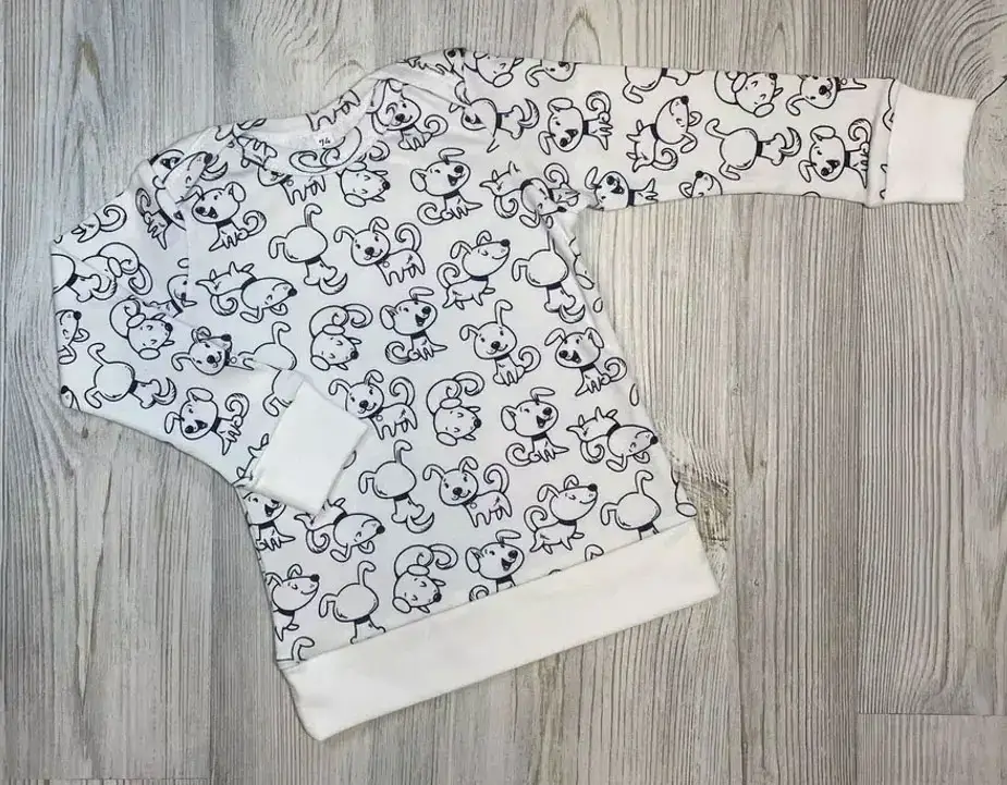 Футболка RinaAmari Щенята с длинным рукавом 86