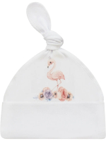 Шапочка Luxury Baby Принцесса фламинго, белый Шапочка Luxury Baby Принцесса фламинго, белый