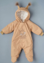 Фотография товара Комбез демисезонный "Рысенок" Little Star, светло-бежевый, р.68