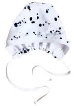 Утеплённый чепчик Mjolk Кляксы 47-50 Утеплённый чепчик Mjolk Кляксы 47-50