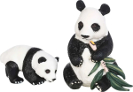 Фотография товара Набор фигурок животных Masai Mara серии Мир диких животных Семья панд, 2 предмета, панда мама и детёныш